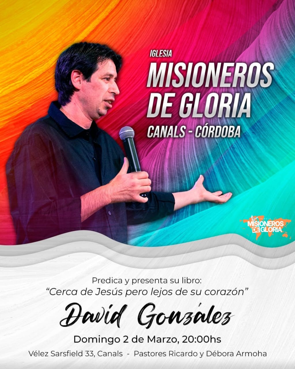 El Pastor y Escritor David González Visita Canals: Presentará su Libro 