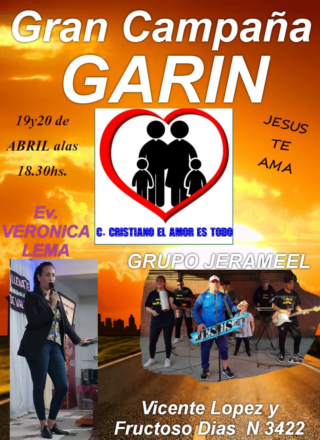 Gran Campaña Evangelística en Garín Organizada por el Centro Cristiano 