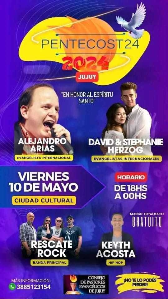 Concejo de Pastores Evangélicos de Jujuy organiza Pentecostés en Estadio Ciudad Cultural