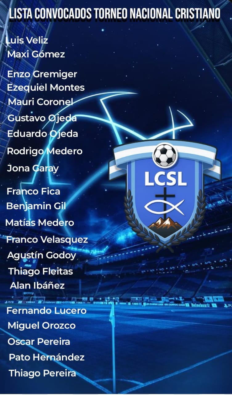  San Luis define su equipo para el Torneo Nacional Cristiano: conoce la lista de los 22 convocados
