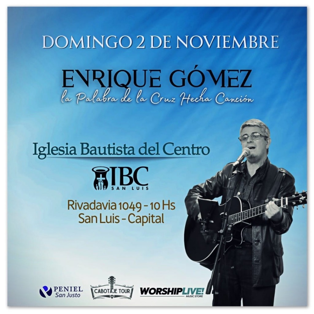 Enrique Gómez Llega a San Luis con “La Palabra de la Cruz Hecha Canción”
