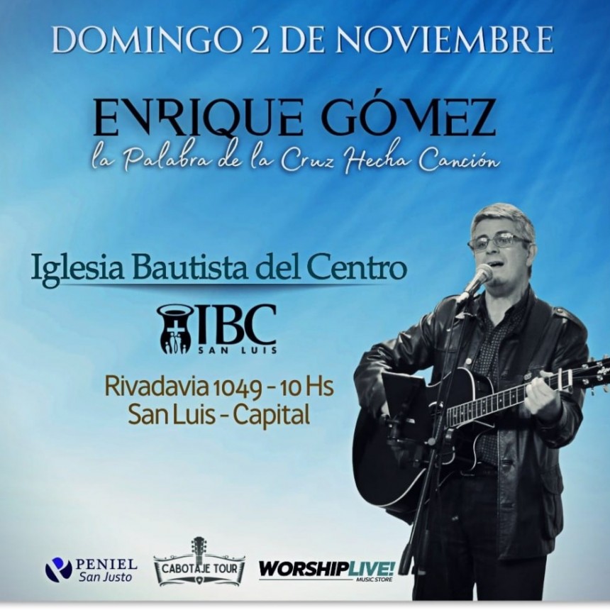 Enrique Gómez Llega a San Luis con “La Palabra de la Cruz Hecha Canción”