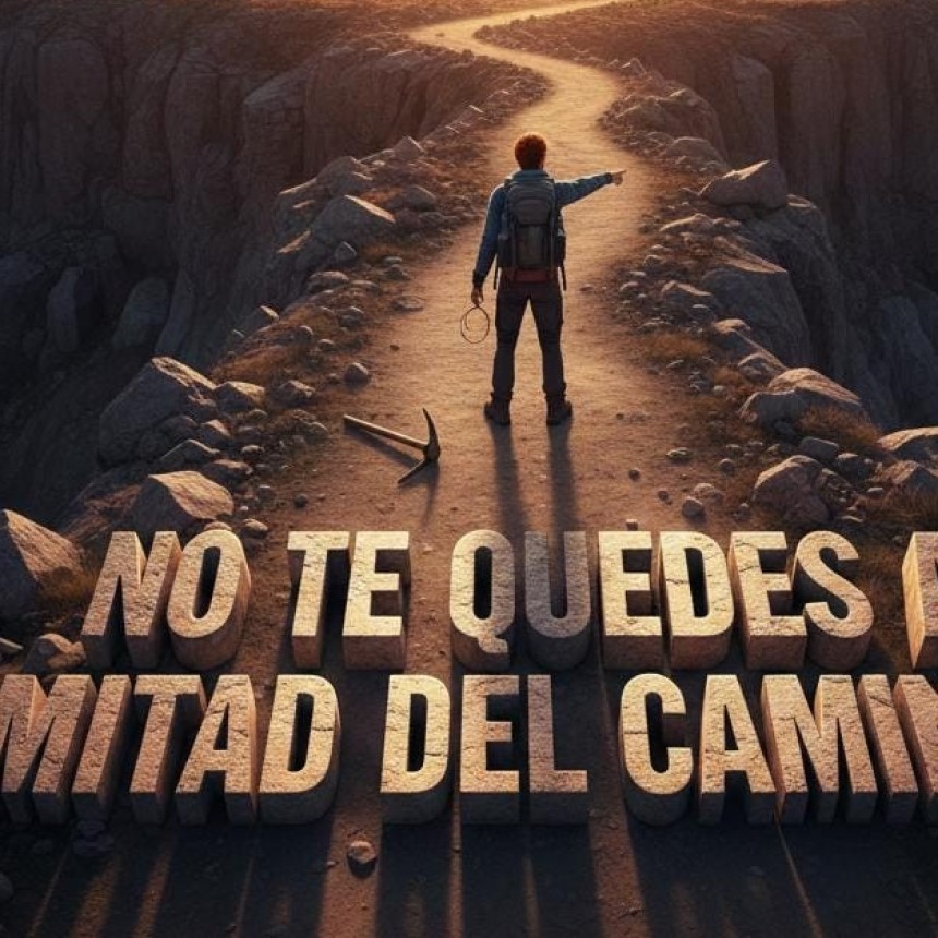No te quedes a mitad del camino