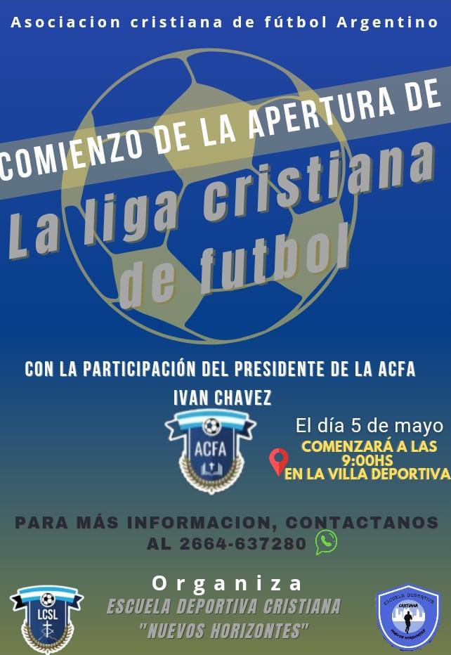 Noticia de última hora! Liga Cristiana de San Luis 