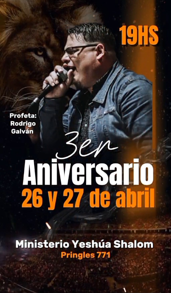 Celebración del Tercer Aniversario del Ministerio Yeshúa Shalom