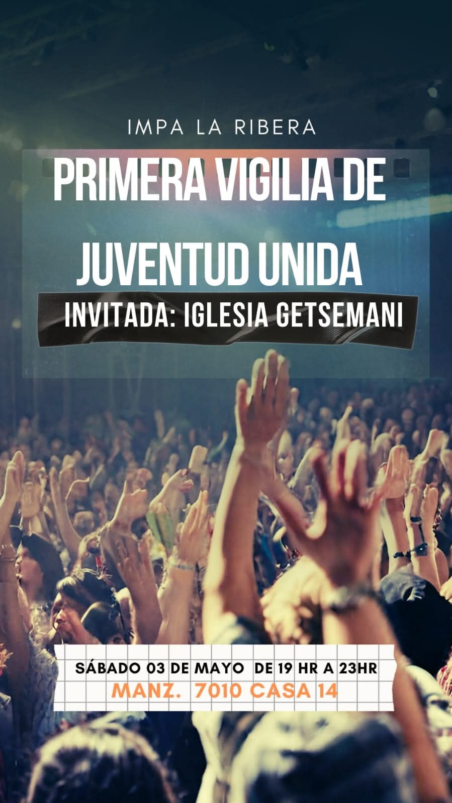Primer vigilia Juvenil del Ministerio Getsemani.