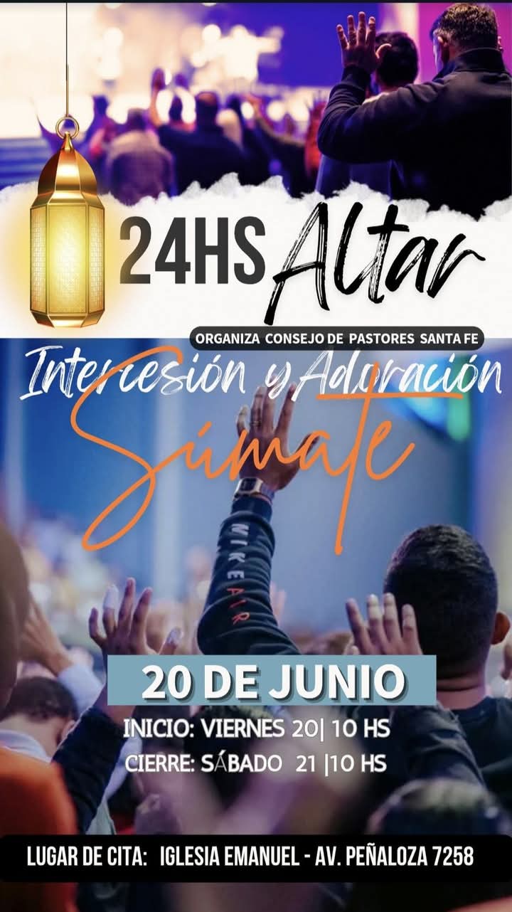 Santa Fe Vivirá 24 Horas de Adoración e Intercesión en 