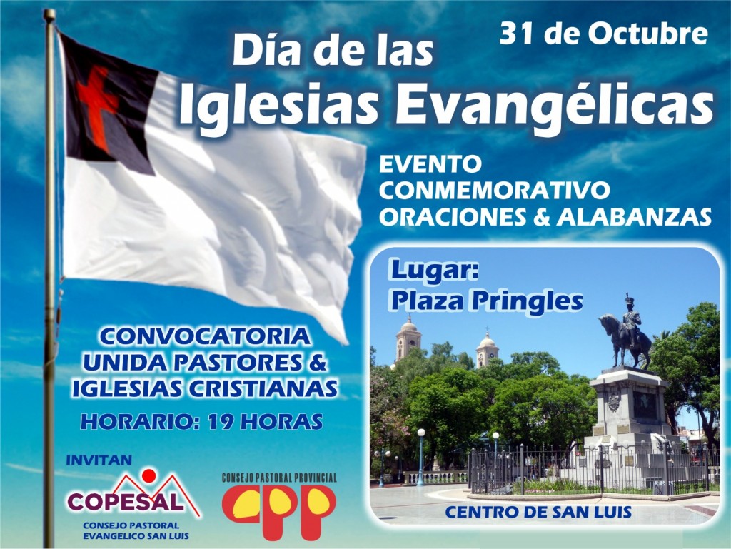 DIA DE LAS IGLESIAS EVANGÉLICAS 