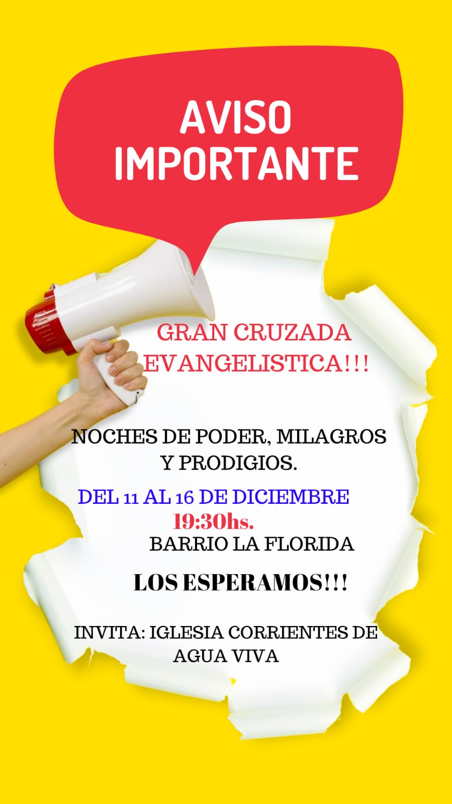 NOCHES DE PODER,MILAGROS Y PRODIGIOS 